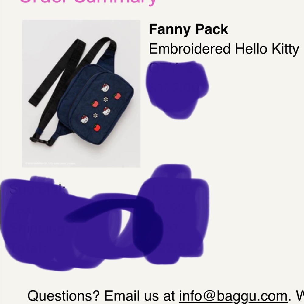 Baggu hello kitty Fanny pack - Picture 4 of 4